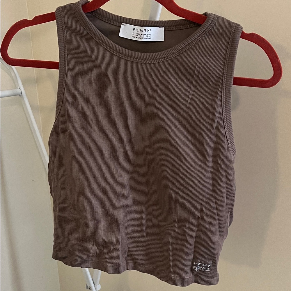 Primark Chocolate Brown Crop Top